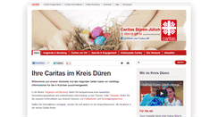 Desktop Screenshot of caritasverband-dueren.de